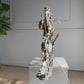 19th Century Wrought and Cast Iron Gothic Overdoor Light