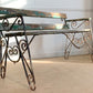 1950's Wrought Iron Slatted Garden Bench