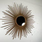Large Chaty Vallauris Vintage Sunburst Mirror 1950