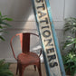 Wooden Shop Sign from Historic Hastings Stationers 1950's