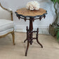 Antique Swedish Gypsy Table With Walnut Veneer