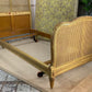 Giltwood Bergere Cane Bed Maple and Co of England Circa 1900
