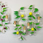 Italian Lemon and Cherries Tole Wall Lights Set of 3
