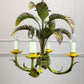 1970s Italian Palm Leaf Chandelier