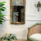 Queen Anne Giltwood Split Plate Mirror