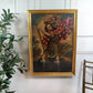 19th Century Cuzco Oil Painting On Canvas Of St Christopher Carrying the Christ Child