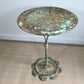 1920's French Green Iron Bistro Table
