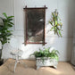 Large Antique Faux Bamboo Mirror