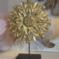 19th Century Gilt Wooden Ceiling Rose On Stand