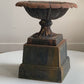 Antique Handyside Style Cast Iron Tazza Urn on Plinth 19th Century