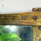 Mid-Century Gold Riveted Brass Brutalist Mirror
