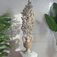 18th Century Pearl and Murano Glass Bead Altar Palmetti and Urn