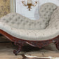 Rococo Revival John Henry Belter Meridienne/Recamier