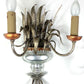Pair of Maison Bagues Gilt Crystal Wall Lights