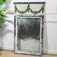 Antique Blue and White Gilt Gesso Wall Mirror Circa 1800