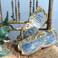 Pair of 18th Century Painted and Giltwood Church Plaques for St Joachim and St Josef