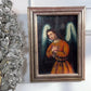 17th Century Cuzco School Oil Painting On Canvas Archangel Selaphiel