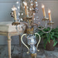 Monumental Gilt Iron and Murano Crystal Banci Firenze Wall Light