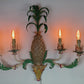 Large 1940's Pineapple Wall Light