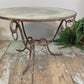 Wrought Iron Gilt Coffee Table by Rene Drouet 1940's