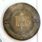 Late 18th Century Gilt and Polychrome Painted Altar Medallion / Plaque