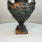 Antoine Durenne Foundry Satyr Mask Cast Iron Urn