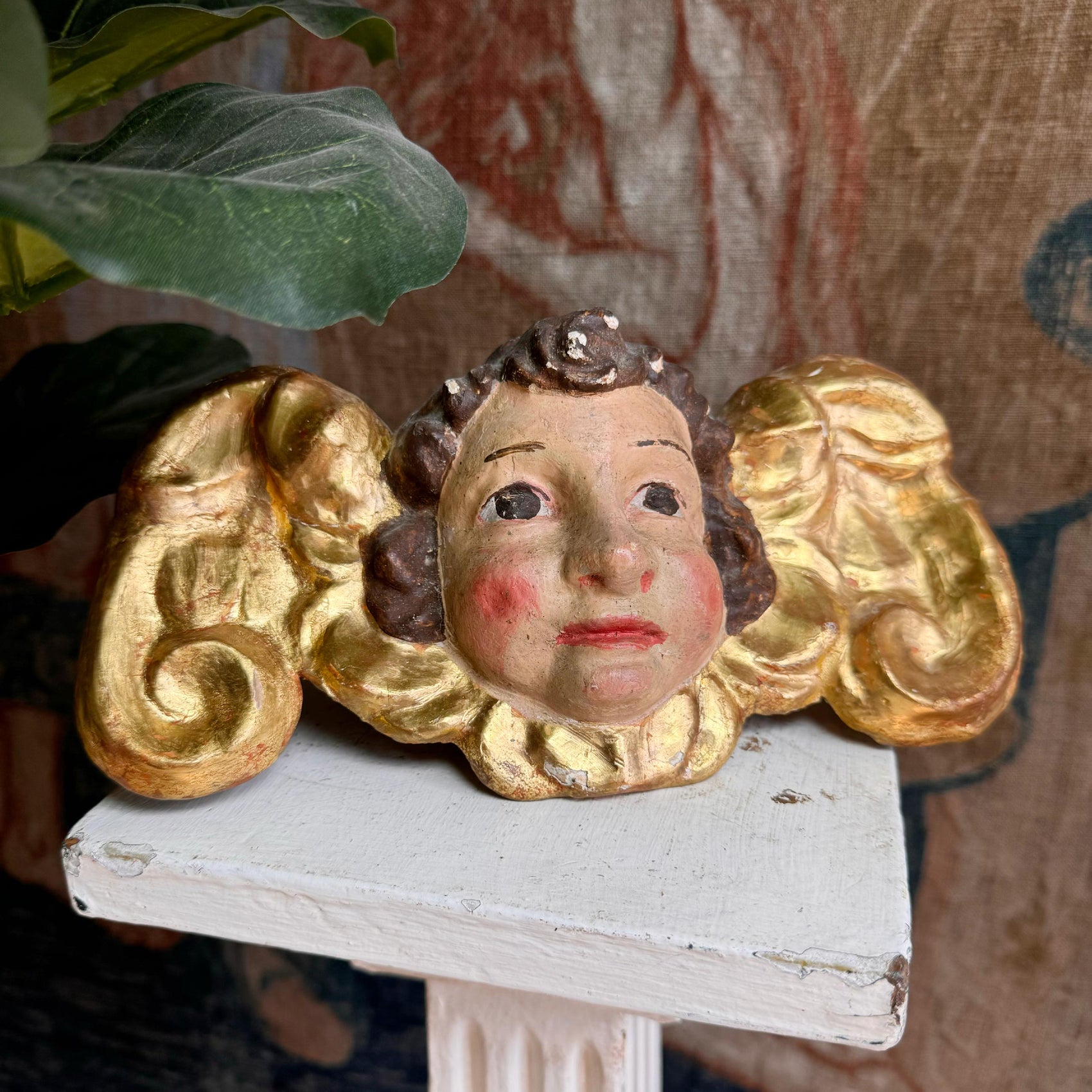 18th Century Giltwood Putti / Cherub
