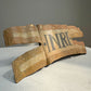 19th Century Hand Carved Wooden INRI Religious Sign