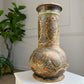 Algerian Darbuka Drum Polychrome and Gold Decorated Terracotta 19th Century