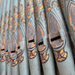 Rare Set Of Ten 19th Century Painted Organ Facade Pipes