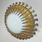 Vintage Gold Spanish Brutalist Nail Sunburst Light