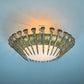 Vintage Gold Spanish Brutalist Nail Sunburst Light
