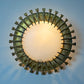 Vintage Gold Spanish Brutalist Nail Sunburst Light