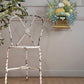 1950's French Toleware Polychrome Painted Basket of Fruit and Flowers Wall Light