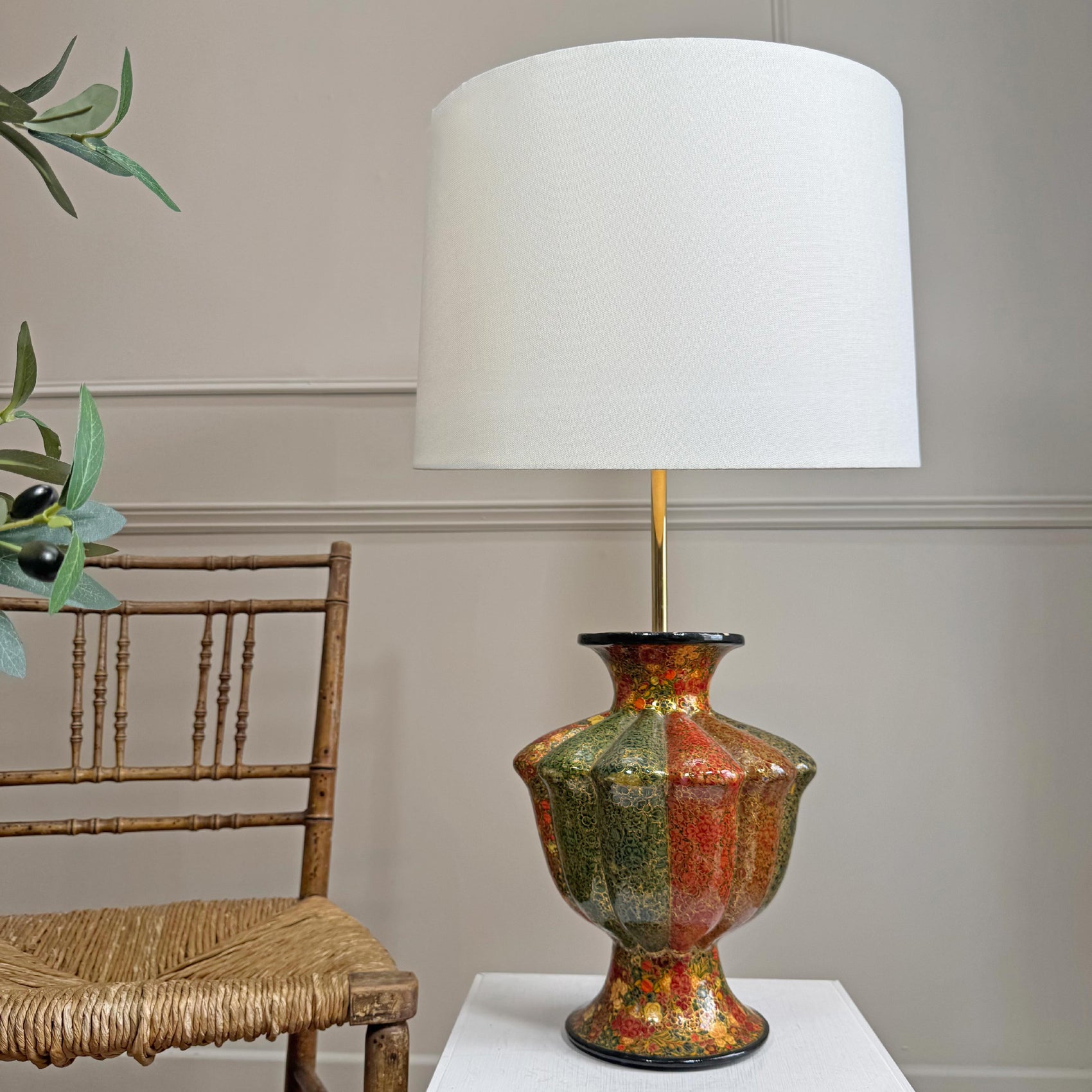 20th Century Kashmiri Table Lamp
