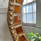 Large Gilt Lead and Glass Mirror By Irena Jaworska 1960's