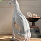 An Impeccable 1950's Italian Life Size Glazed Terracotta Greyhound Statue
