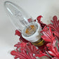 Pair of Rare Banci Firenze Red Acanthus Leaf Flush Ceiling Lights Circa 1950's
