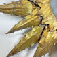 Hand-Forged 1950s Mid-Century Brutalist Sunburst Ceiling Light