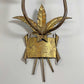 Pair of 1950's Ferro Art Gilt Iron Spanish Wall Lights