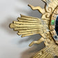 Large Gilt Lead Sunburst Mirror by Irena Jaworska