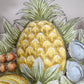 Pair of 1950'S French Toleware Polychrome Painted Basket Of Fruit And Flowers Wall Lights